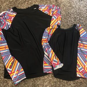 Mommy and me rash guards.